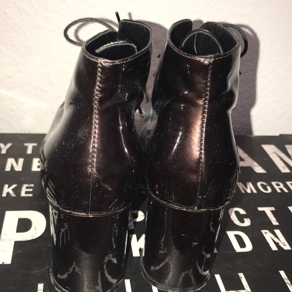 Italian Patent Leather Booties - Picture 2 of 5